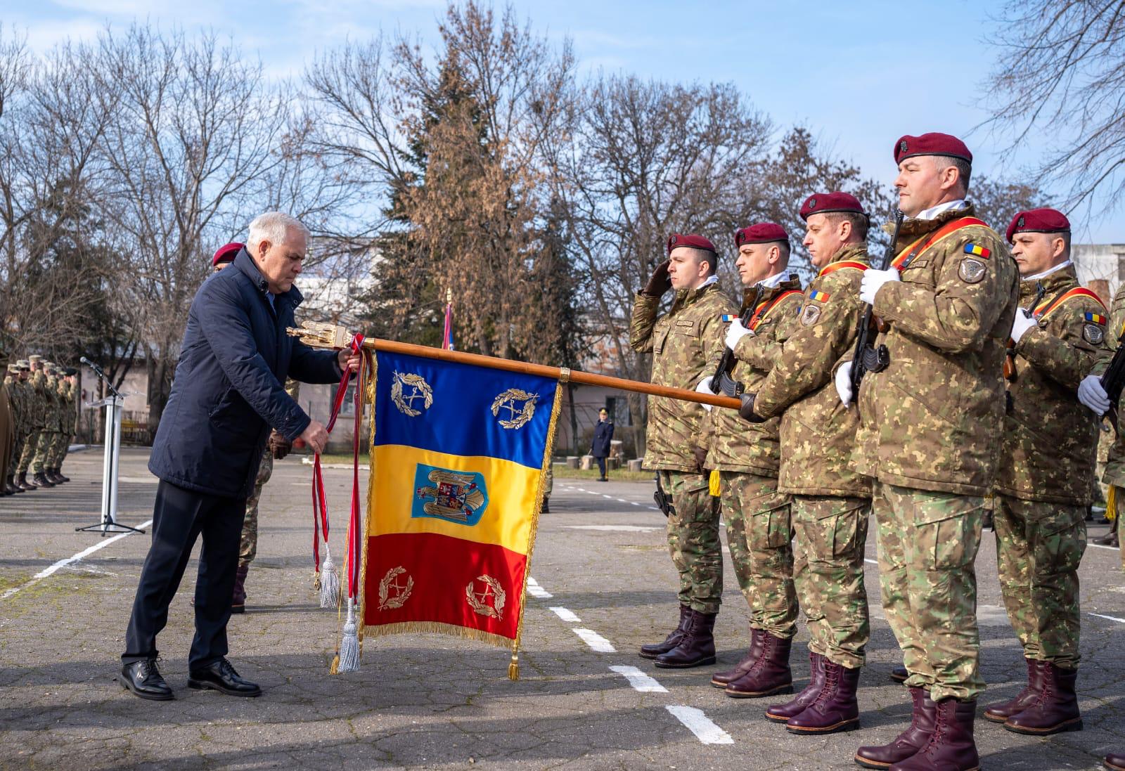 Drapele de luptă decorate la Brăila 